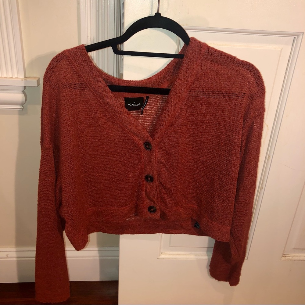 Orange urban outfitters sweater